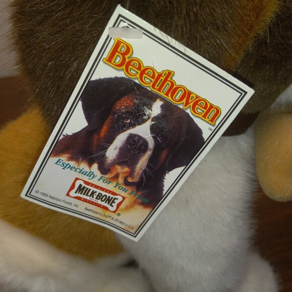 Dakin Beethoven St. Bernard Dog Milk Bone Promo Plush Stuffed Animal - Picture 10 of 11